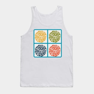 Abort The Court Word Art Tank Top